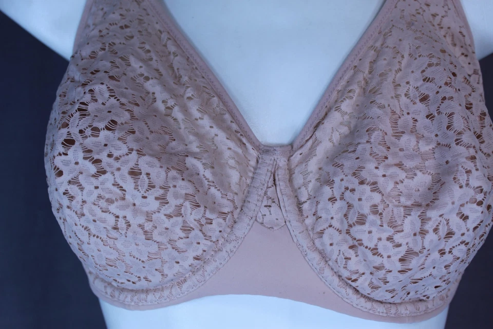 Chantelle Group 13F1 Norah Seamless Comfort Full Coverage Bra 36DDD nude blush - Image 2 of 4