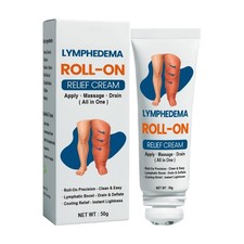 KUBOZN Roll-On Cream For Lymphatic Drainage Swelling Relief, Herbal Cream