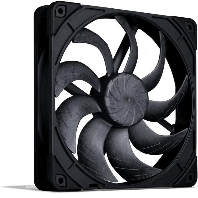 140mm Noctua NF-A14x25 G2 PWM chromax.black Fan, 9 Blade, 1500rpm, SSO2 Bearing, - Image 3