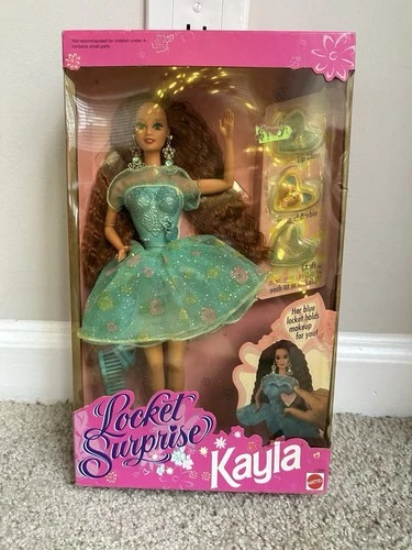 Vtg 1993 Barbie Locket Surprise Kayla Doll Mattel #11209 NRFB