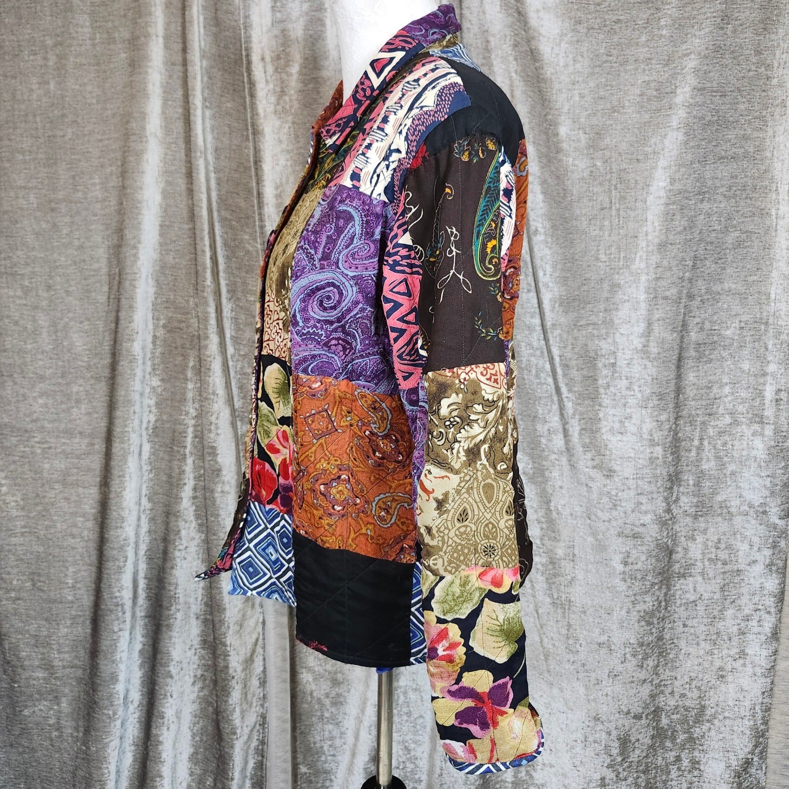 Vintage First Vision by Shirin Patchwork Jacket W… - image 3