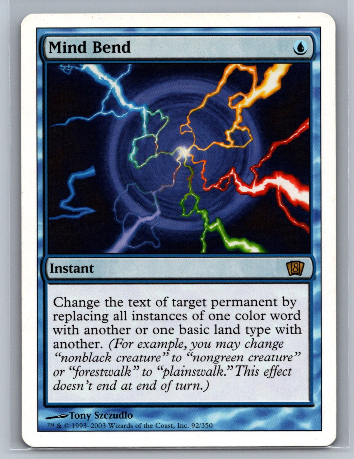 Magic The Gathering 8th Edition Mind Bend #92/350 MTG TCG CCG Eighth