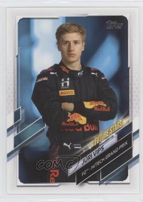 2021 Topps Formula 1 F2 Drivers Future Stars Juri Vips #69 uk2
