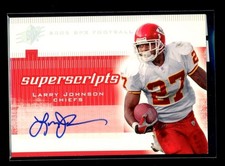 2005 Upper Deck SPx Superscripts Larry Johnson Autograph Auto Holo SP Chiefs