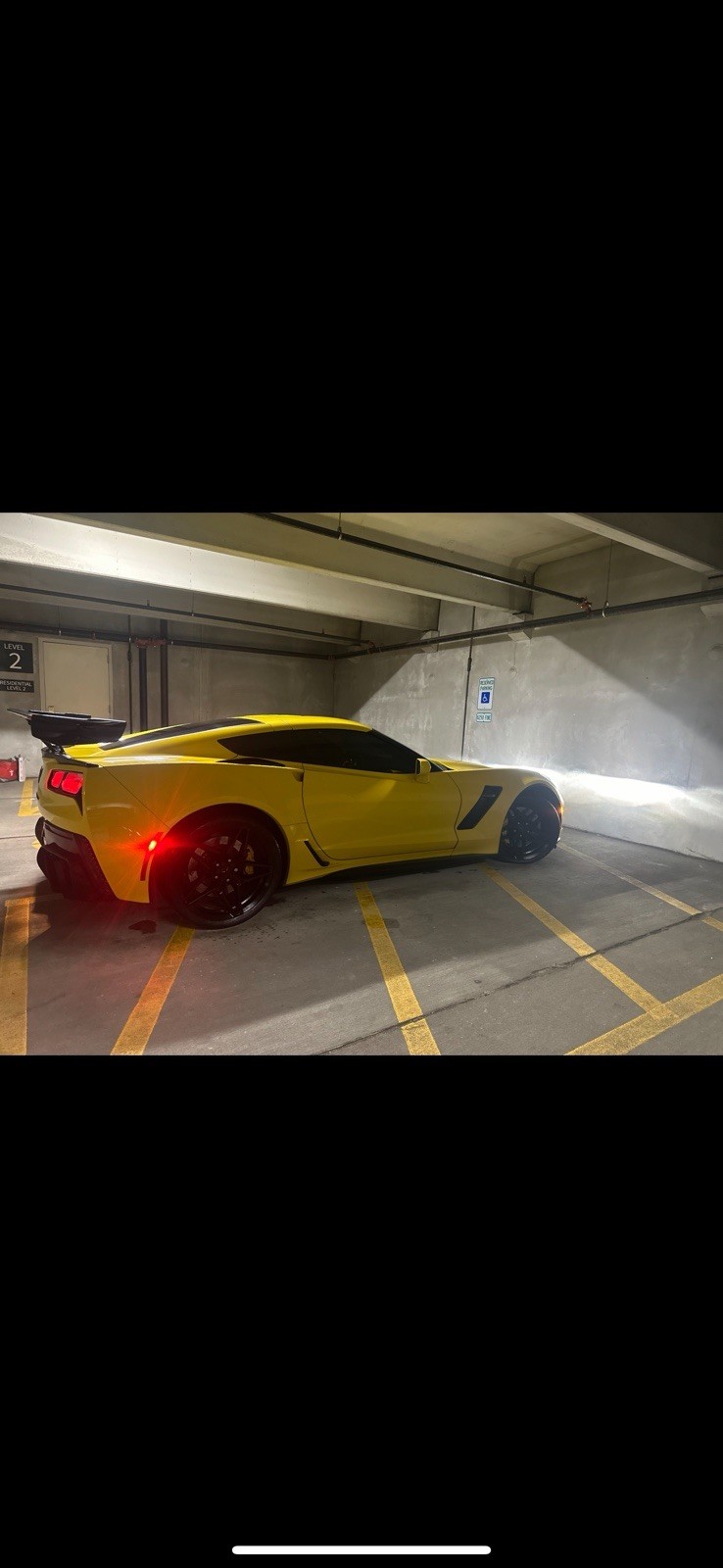 2017 Yellow Chevrolet Corvette   | C7 Corvette Photo 4