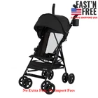 Unisex 9.5 lb Lightweight Stroller for Baby and Toddler pact Foldable Black