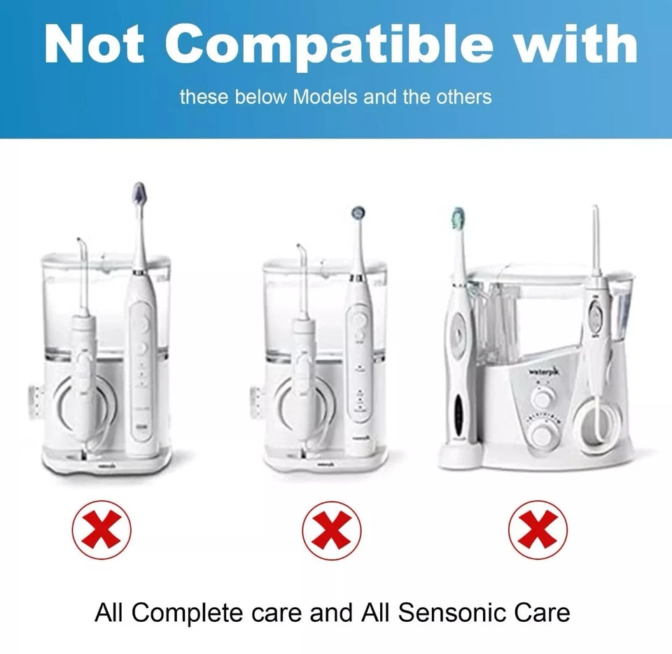 Paquete de 4 cabezales de cepillo de repuesto para cepillo de dientes WaterPik SonicFusion con hilo dental Foto 3 de 4