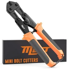 8" Mini Bolt Cutters | Small Bolt Cutters for Nails, Screws, Wire and More