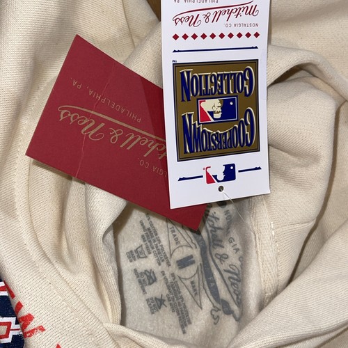 Mitchell & Ness Sweatshirt Hoodie Herren M Ivory Yankees Cooperstown - Bild 8 von 9