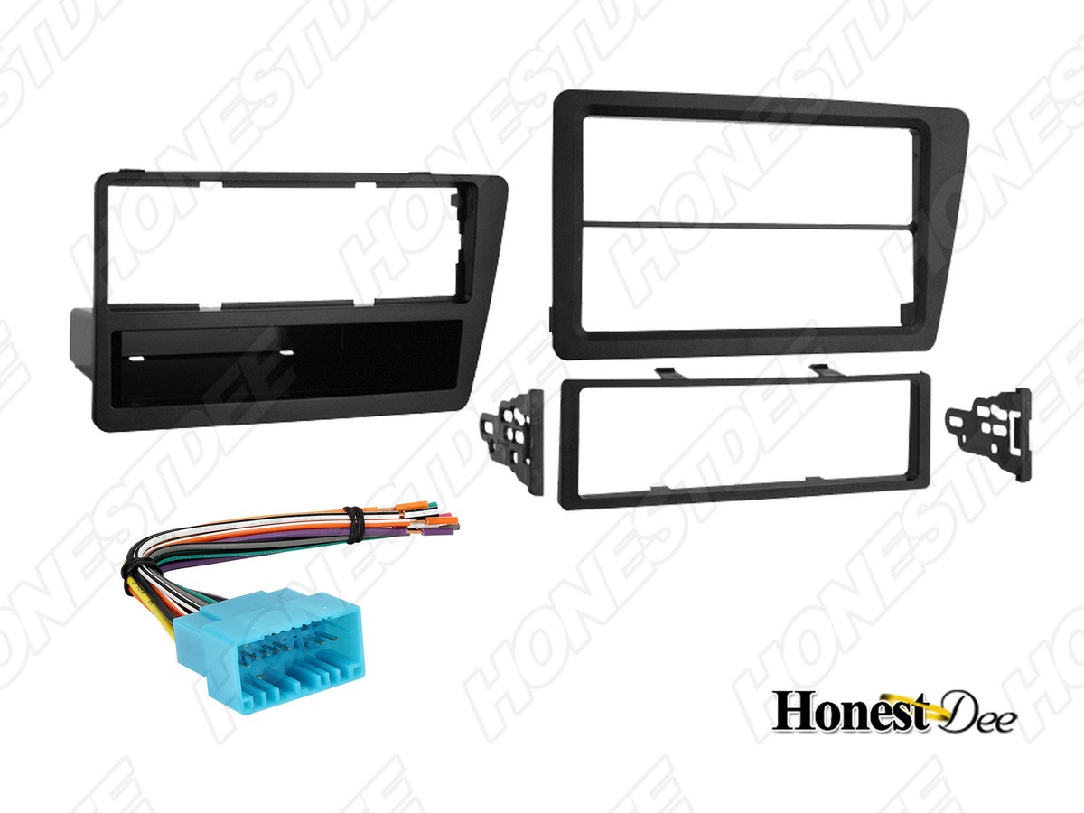 Double Din Stereo Installation Dash Kit For 2001-2005 Honda Civic - Includes Wiring Harness