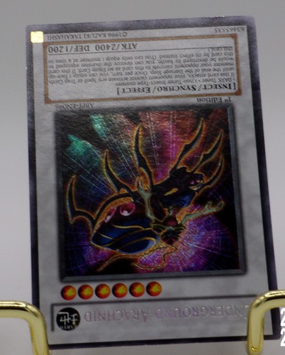 Yugioh Underground Arachnid ABPF-EN096 Secret Rare 1st Ed Very LP - Picture 2 of 6