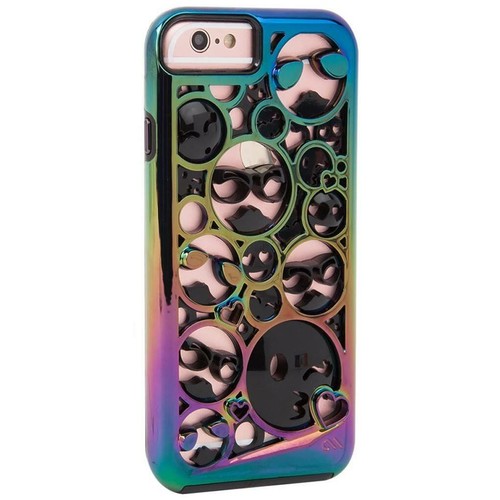 NUEVO Estuche Mate Capas Duras Emoji iPhone SE2/8/7/6s/6 Estuche a presión - Imagen 4 de 12