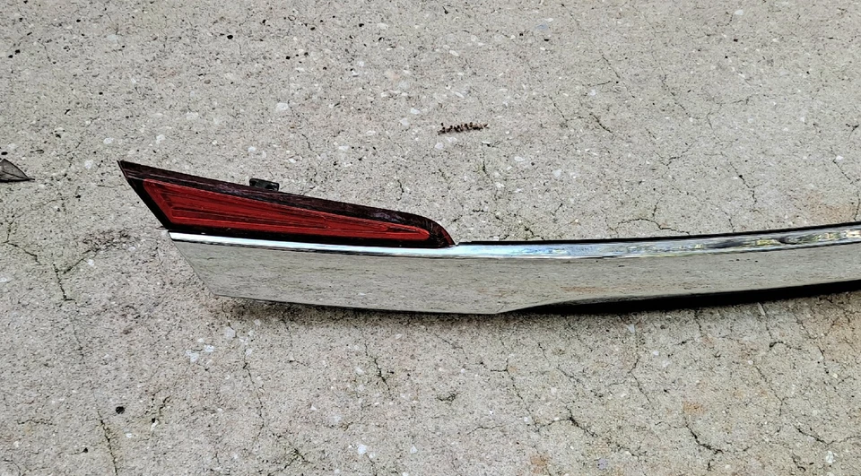 c 2011-2014 Chrysler 200 Convertible Chrome Trunk Mounted Trim 2012 2013 - Imagem 3 de 4