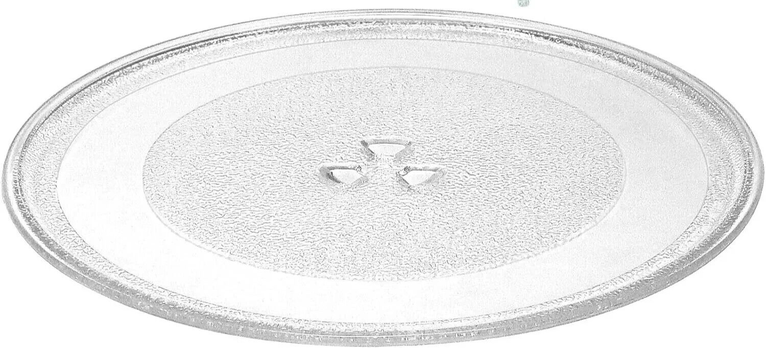Replacement Microwave Glass Plate, 12.5", Compatible with GE & Samsung Plates