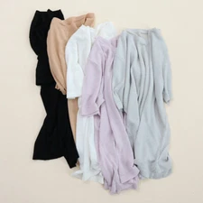 Women Mulberry Silk T Shirts Lightweight Nature Silk Round Neck Bottoming Shirt