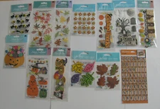 Jolee's Boutique Stickers U PICK Halloween Fall Thanksgiving NIP 
