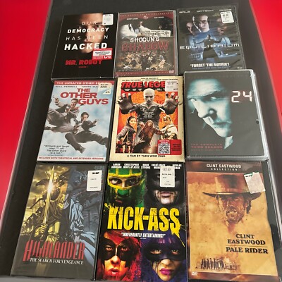 Lot Of 9 DVD Movies Shogun s Shadow, Equilibrium, 24, True Legend, Etc
