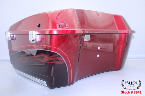 2012 Harley Street Glide CVO Trunk Box Tour Pak Assembly RUBY RED TYPHOON MAROON