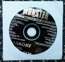 MALE DOO WOP HITS KARAOKE CDG MONSTER HITS PLATTERS, DELLS CD G MH1134