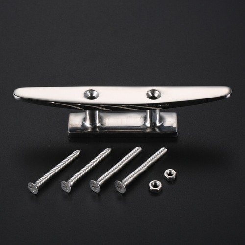 316 Stainless Steel Boat Cleat Deck Cleat Fittng For Marine Boat Yacht 125mm HQ - Picture 6 of 13