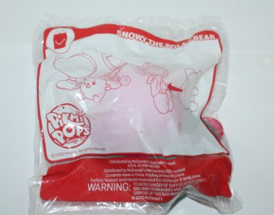 McDonald's Happy Meal Promotional Toy Pikmi Pops Snowy The Polar Bear 2020 New