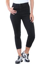 Ladies Summer Crop Jeggings Stretch Jeans 3/4 Capri Plus Size Cropped Trousers