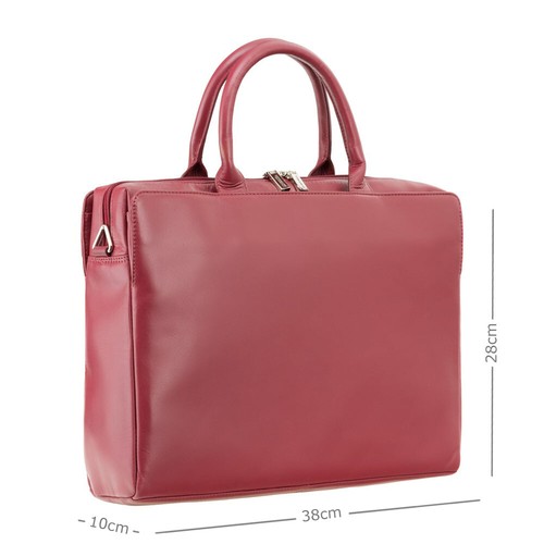 Visconti Mediano Mujer Cuero Real Agarre Hombro Ipad Laptop Estuche 18562 - Imagen 14 de 24
