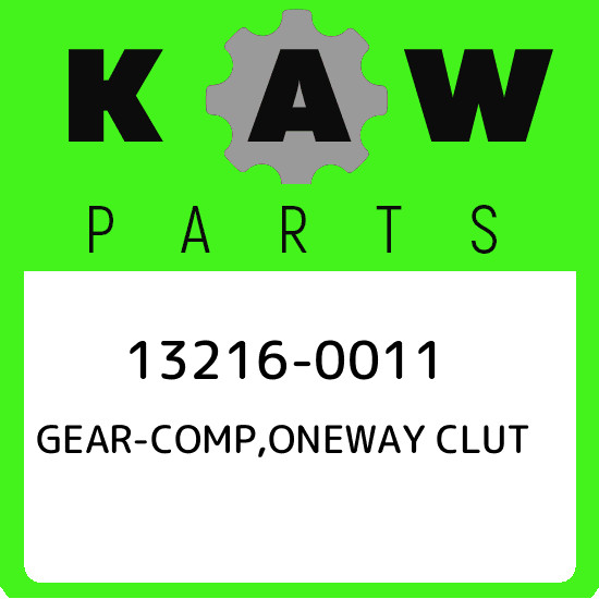 13216-0011 Kawasaki Gear-comp,oneway clut 132160011, New Genuine  