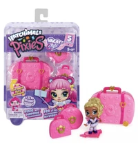 Hatchimals Pixies Vacay Style Pink Passport 2.5" Pixie w/ Surprise Accessories!