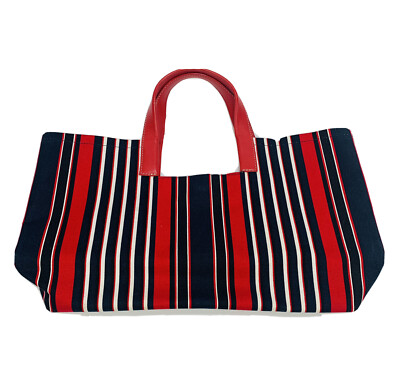 Talbots Canvas Women s Multi Color HandBag Tote Purse CA: 23147 EUC