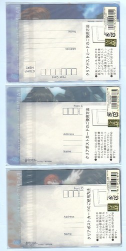 3 pcs plastic postcard Soukyuu no Fafner in the Azure anime Maya Kazuki Soushi - Picture 2 of 2