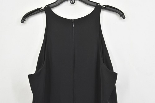 Mumu Womens Black Chicago Stretch Crepe Mermaid Gown Jewel Neck USA Made $198 XL - Picture 5 of 8