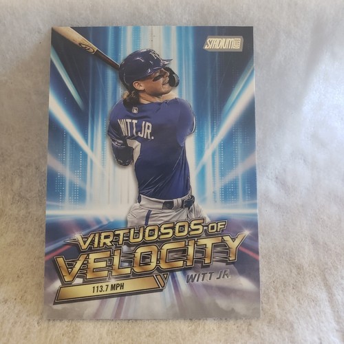 2023 Topps Stadium Club Bobby Witt Jr. Virtuosos of Velocity Card