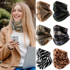 Winter Neck Warmer Fleece Neck Gaiter for Cold Weather Outdoor Sports Ski Scarf