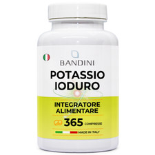 Bandini® IODURO DI POTASSIO 365 Compresse (NEW) da 225 mcg, IODIO Extra Puro