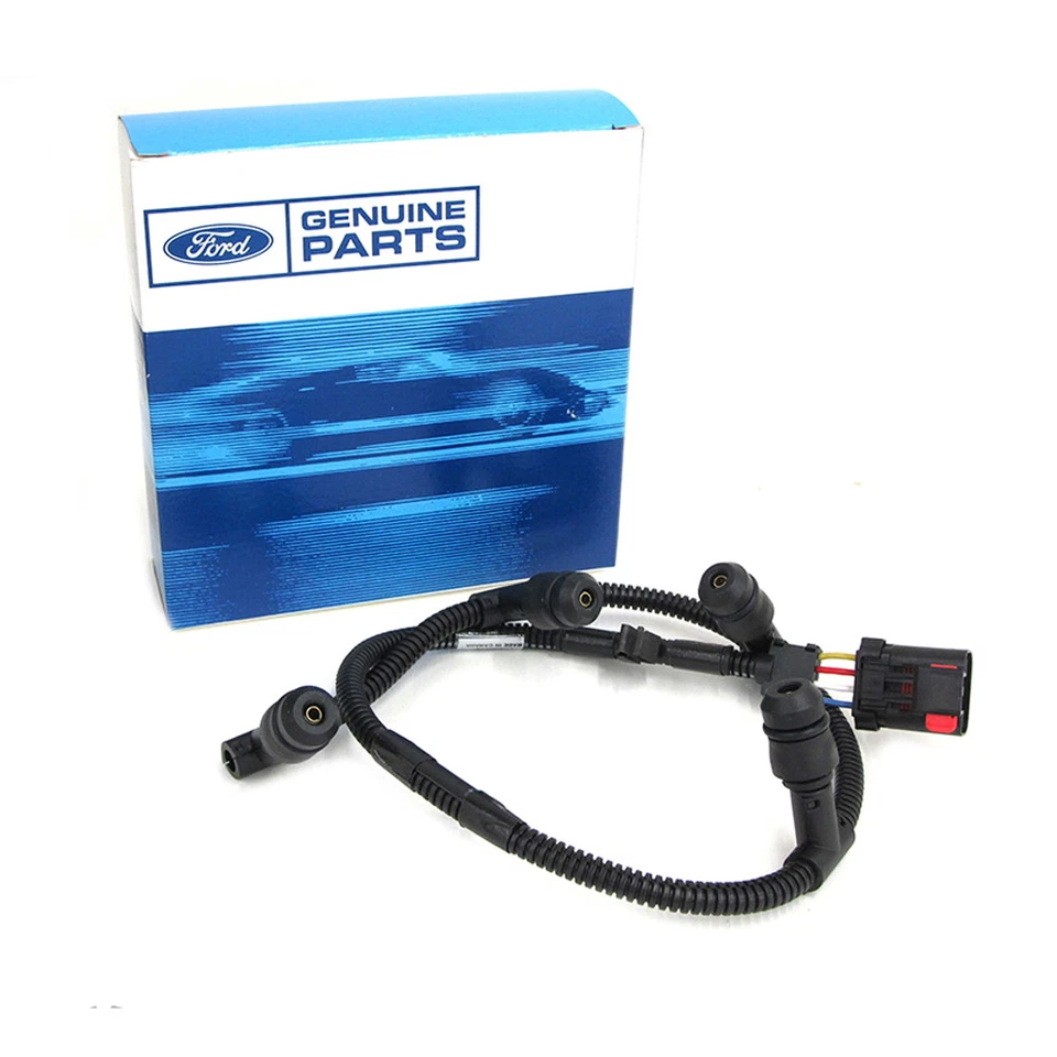 Arnés de cables bujía incandescente diésel Ford Super Duty 6.0 2005-07 izquierdo OEM 5C3Z-12A690-A Foto 2 de 4