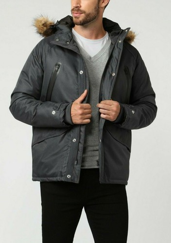 North Wood. Parka Baranov. Gris Oscuro - talla S- NUEVA | eBay