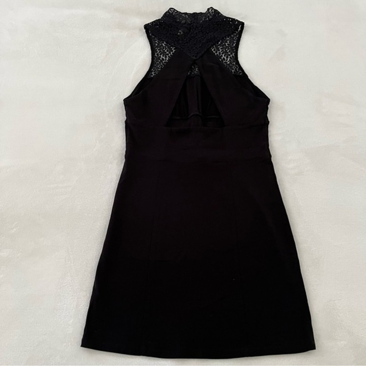 Free People High Society Lace Bodycon Dress Corset Front in Black, Size M  NWT | eBay