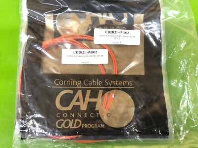 5-Corning Cable Systems CR2R21-4M002 CAH 62.5UM 2MM Duplex OFNR LC ST 2M Cable