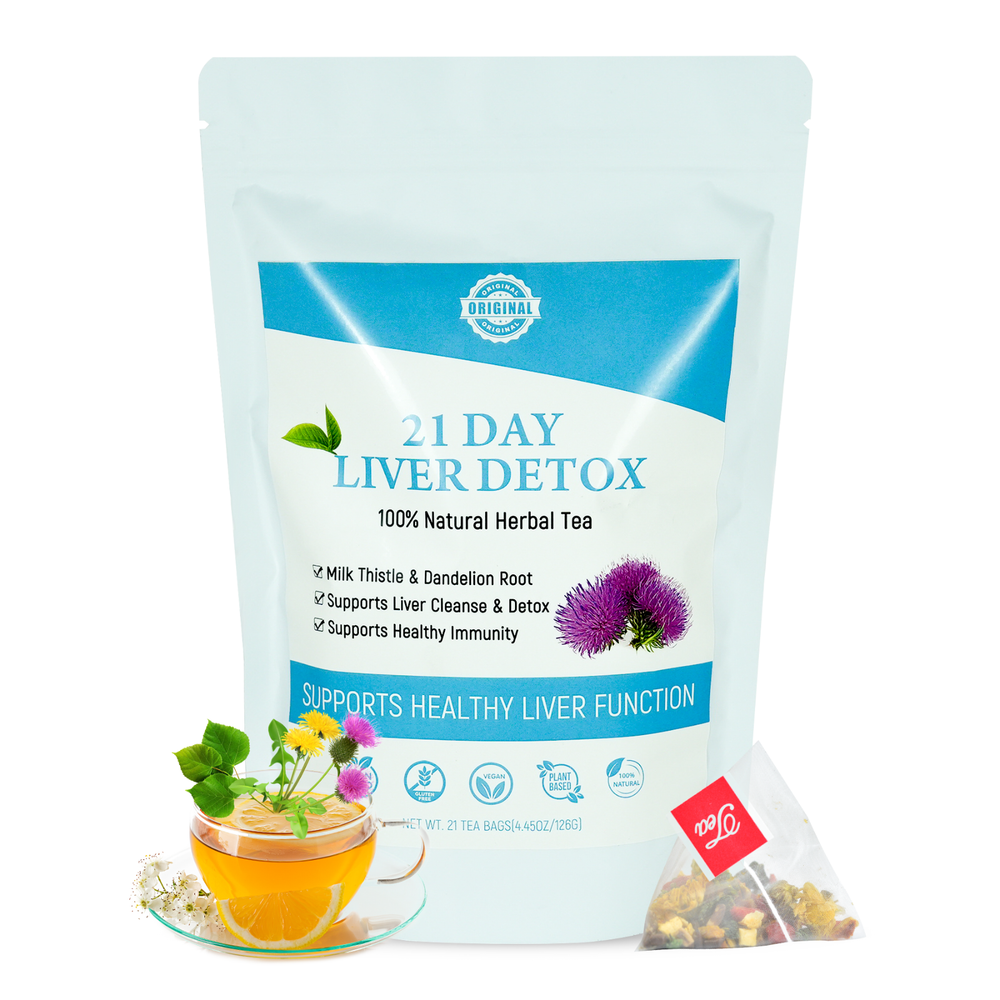 21 Day Liver Detox Cleanse Tea Organic Liver Herbal Tea for Adults