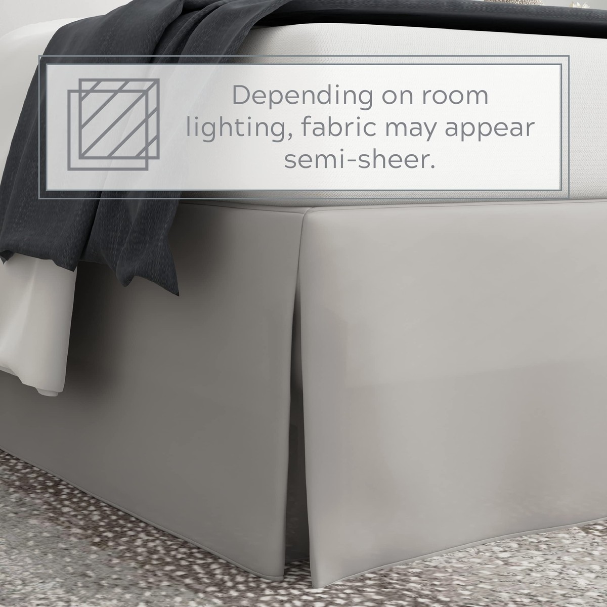 Bed Maker's Never Lift Your Mattress Wrap Around Bed Skirt