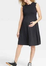The Nines by HATCH™ Seeveess Smocked Jersey Maternity Dress sz M NWT