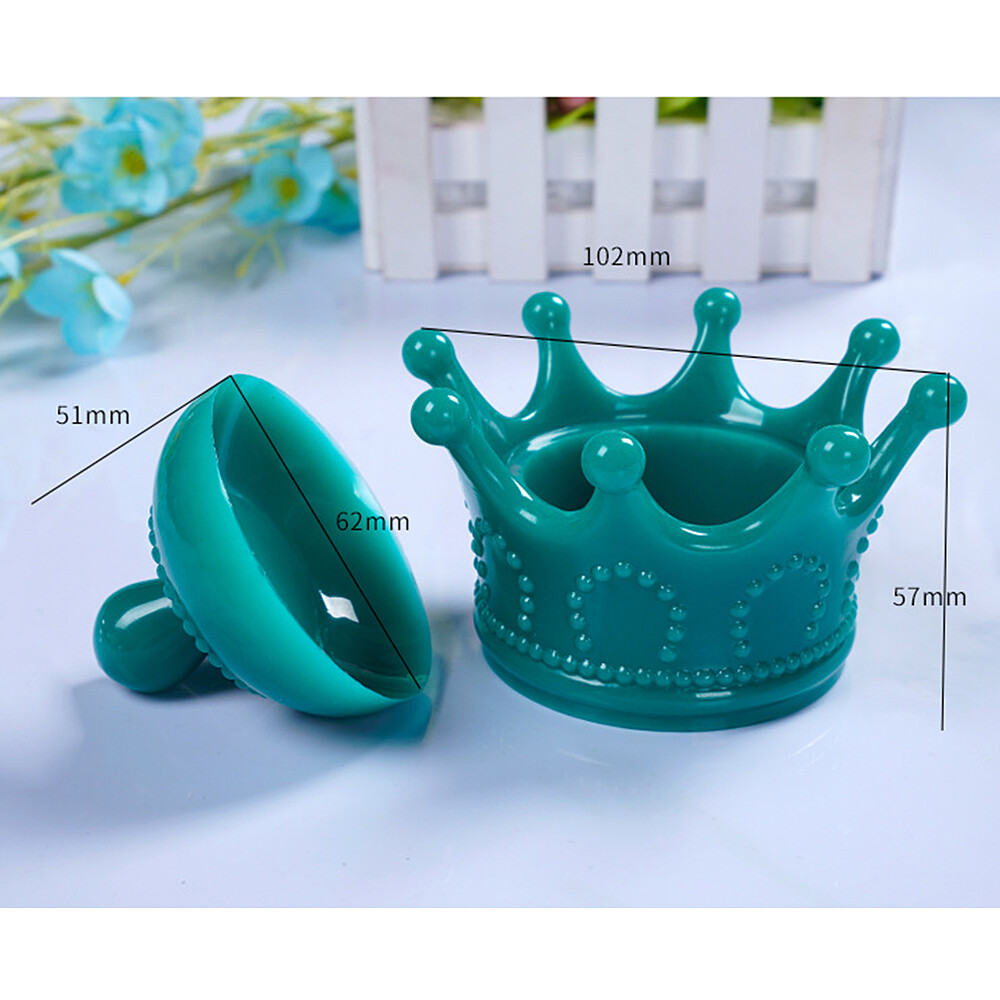 Crown Silicone Jewellery Storage Box Mold Resin Epoxy Making Mould