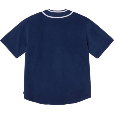 トップス Supreme Polartec Baseball Jersey NAVY Supreme Polartec Baseball Jersey Navy - XL PREORDER Brand New Free