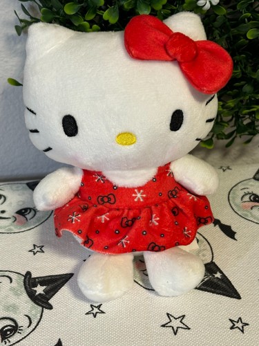 Hello Kitty SanRio 2022 Rosey Cheeked Plush Toy Stuffed Animal 7" (H) x 5" (W) - Picture 4 of 11