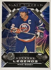 2022-23 Upper Deck Black diamond Mike Bossy 216/299 Diamond Legends #BDL-MB