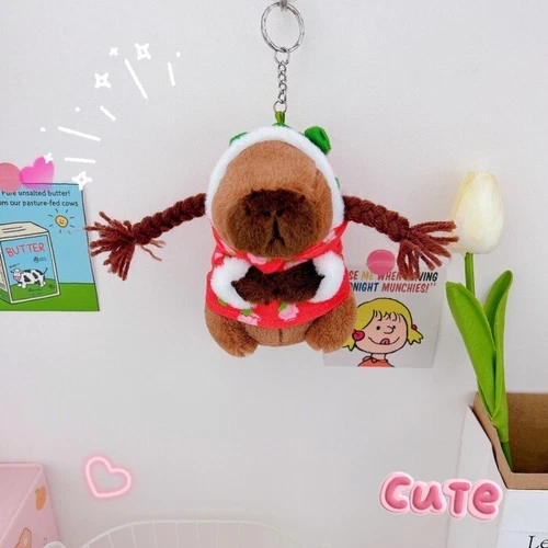 Capybara Stofftier Plüschtier Capybara Plüsch Niedlich Puppe Stofftiere Geschenke - Bild 11 von 31