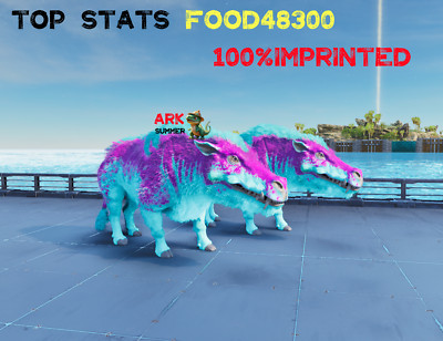 ArkArk Survival Ascended PC/PS5/XBOX PVE  DAEODON TOP STATS 48300Food