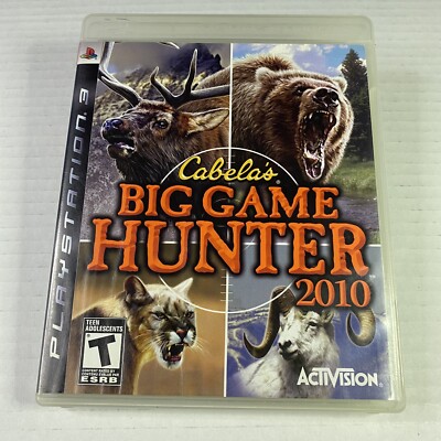 Cabela a Big game hunter - 2010 - PS3 Tested & Cleaned CIB W/ Manual