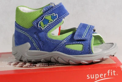 Superfit LL-Sandale blau/grün KV Lederfußbett Neu !!! - Bild 1 von 4